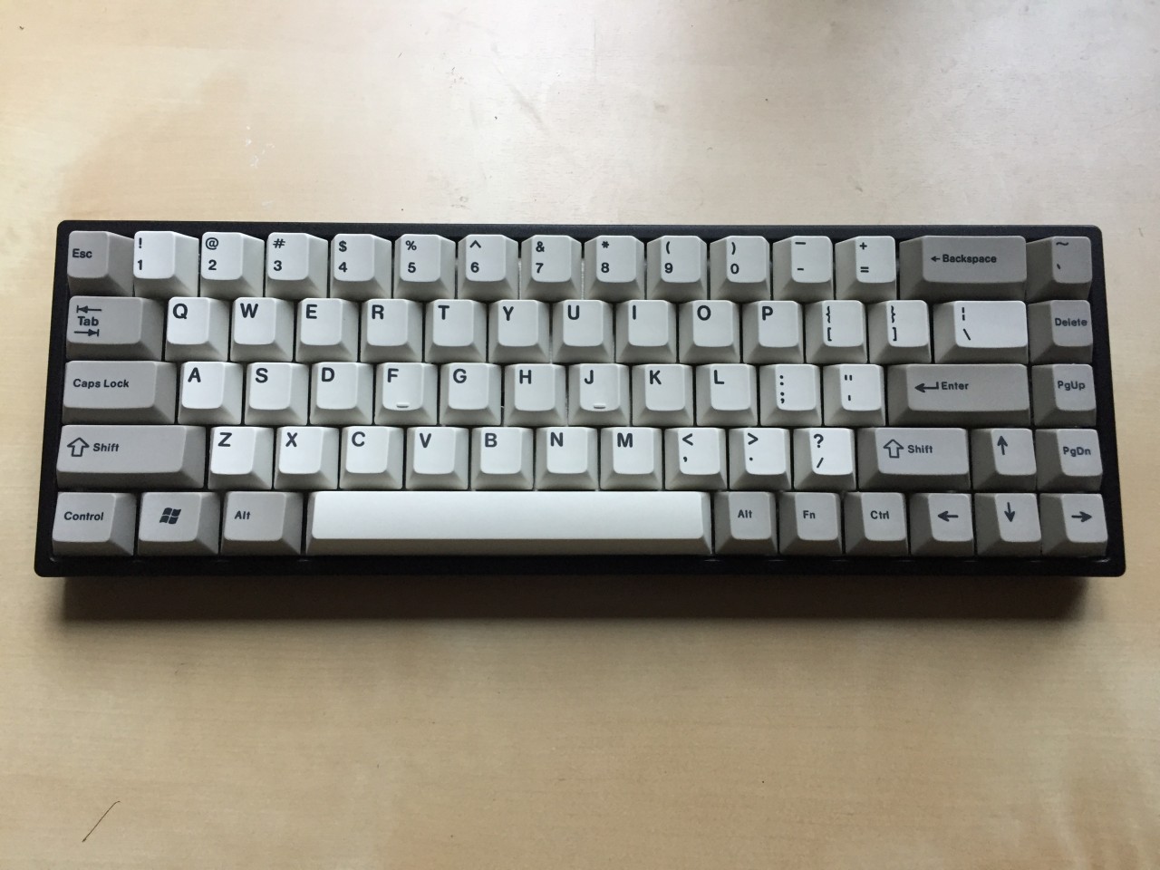 All keycaps are on, basic build complete!